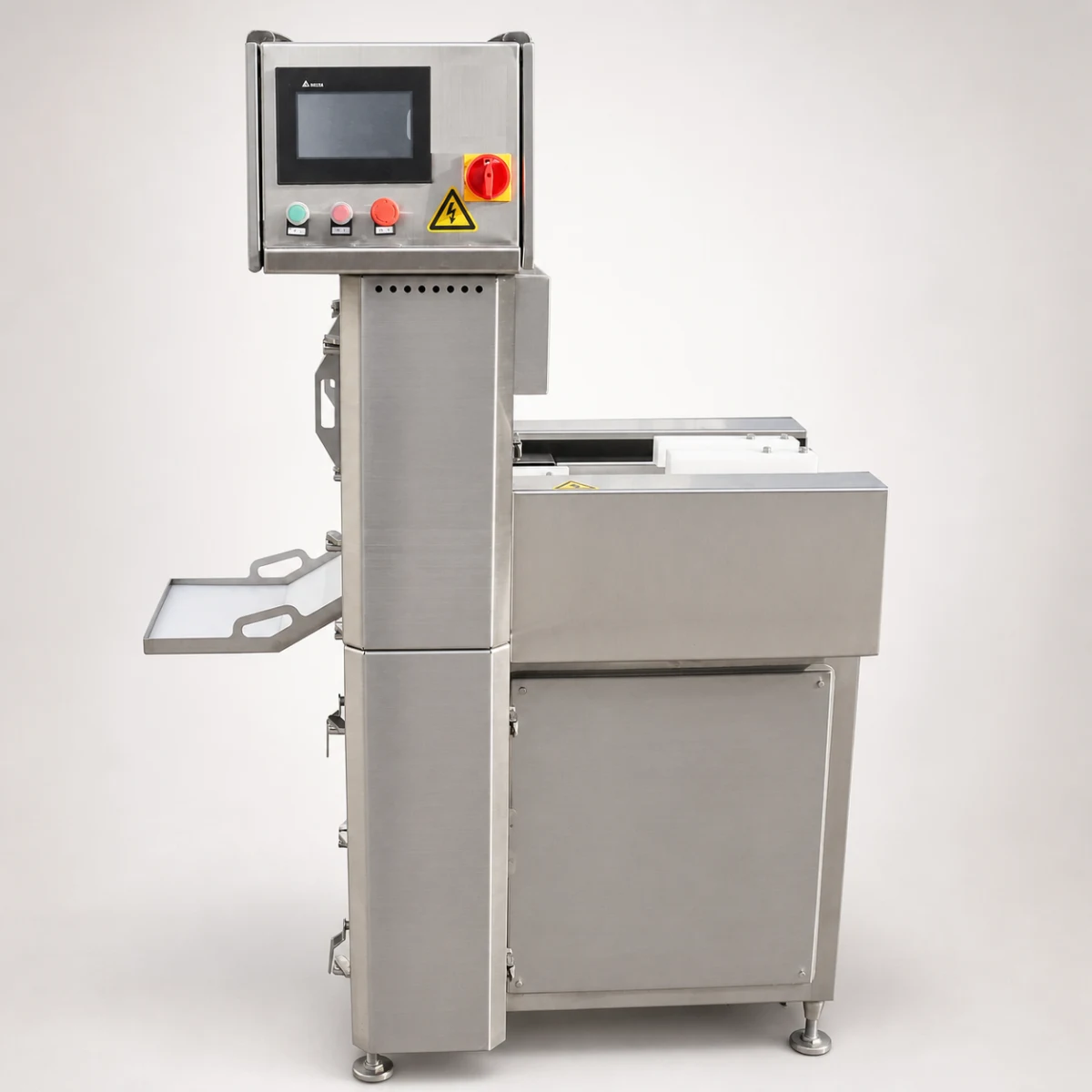Machine à trancher la viande congelée à deux rouleaux, corps en acier inoxydable et panneau de commande tactile, HCD-280