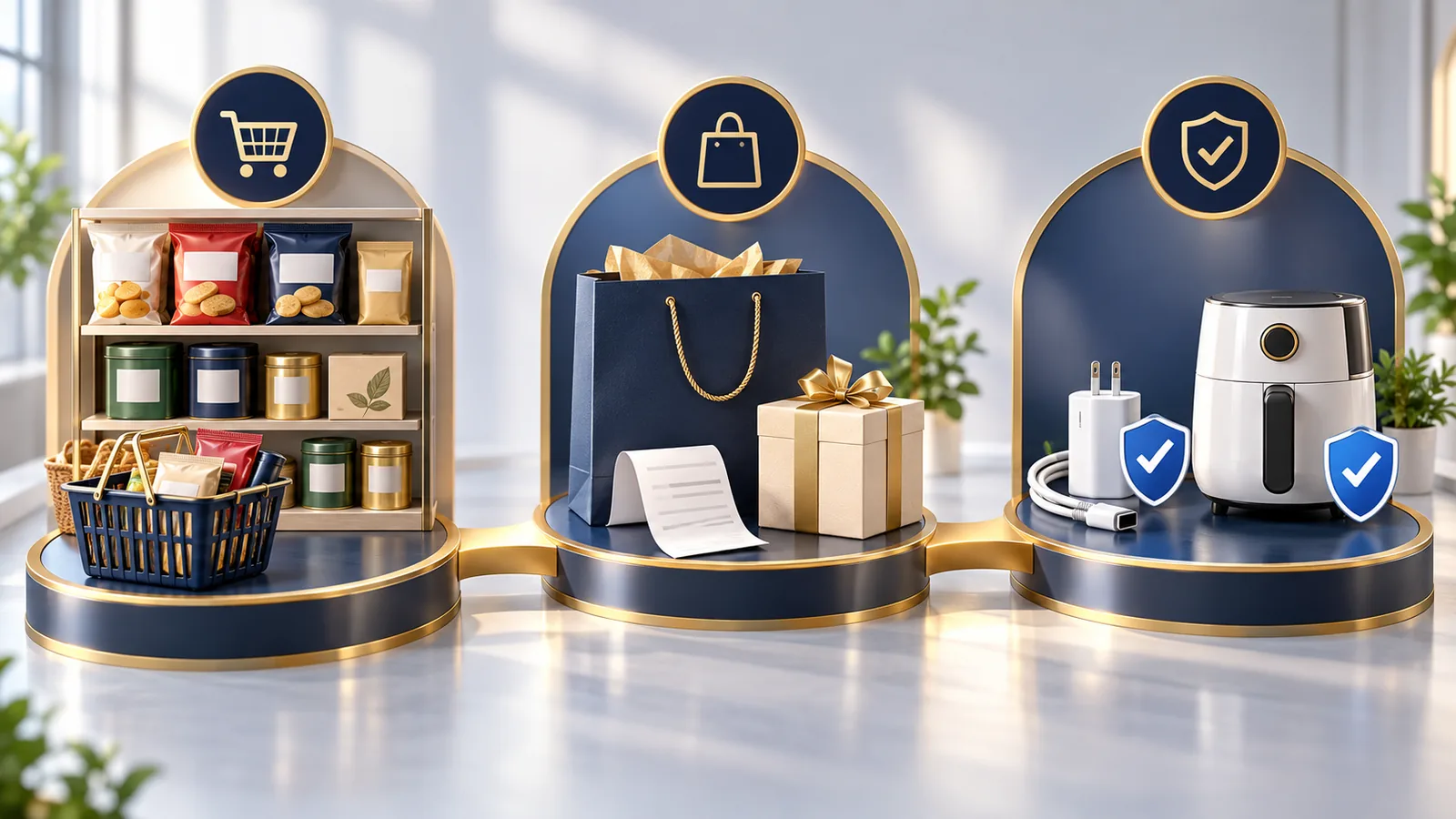 Lawful Alternatives:Craving mainland Chinese snacks, jerky or tea?;Want designer brands?;Want chargers or small appliances?